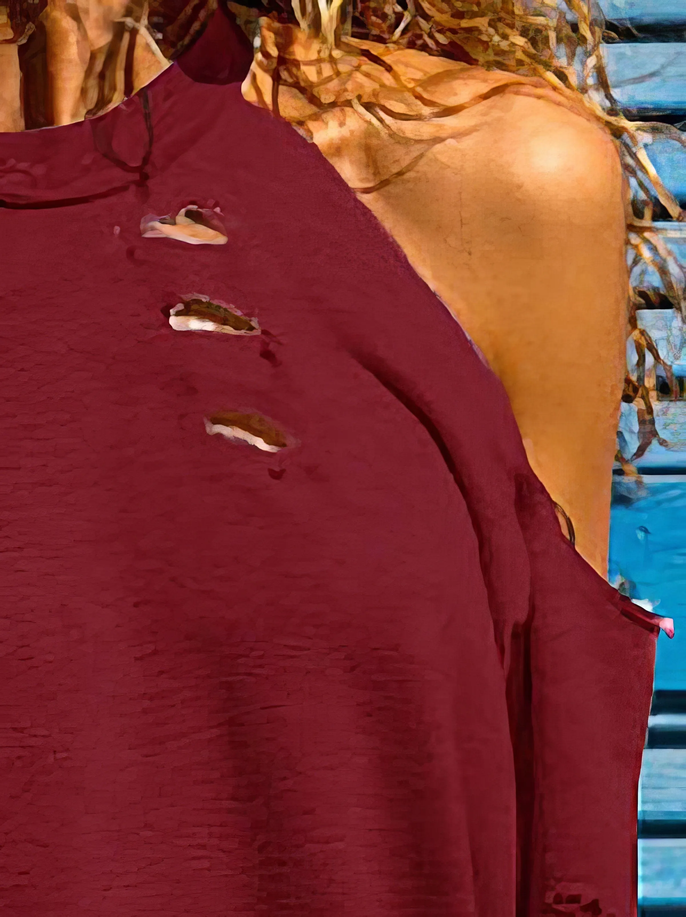 Stylish and Edgy Cold Shoulder Top