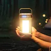 Solar Foldable Camping Light Rechargeable Portable Flashlight Hanging Tent Light