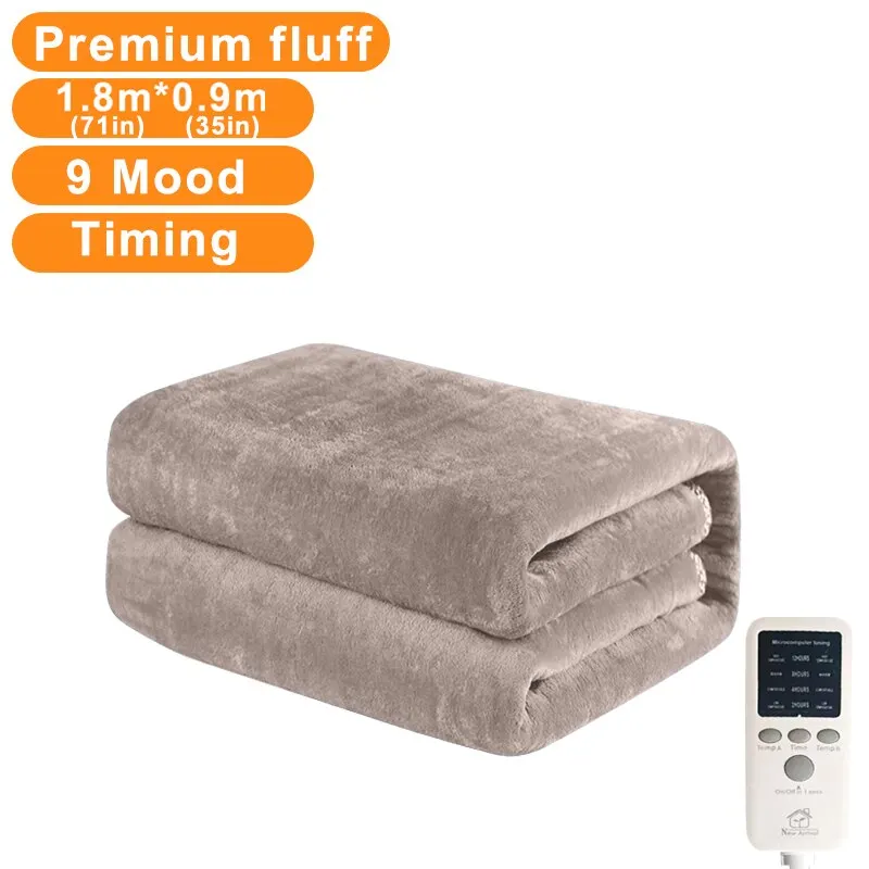 1.8m Electric Blanket EU US Heater Warm Mattress Constant Temperature Winter Warm Thickening Heater Heater Carpet Safety
