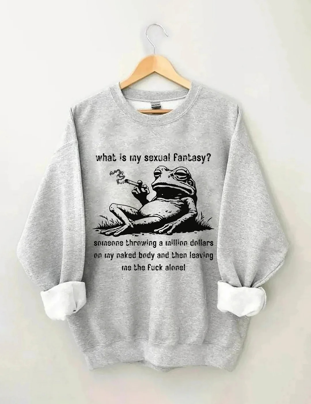 Funny Frog Graphic Sweatshirt