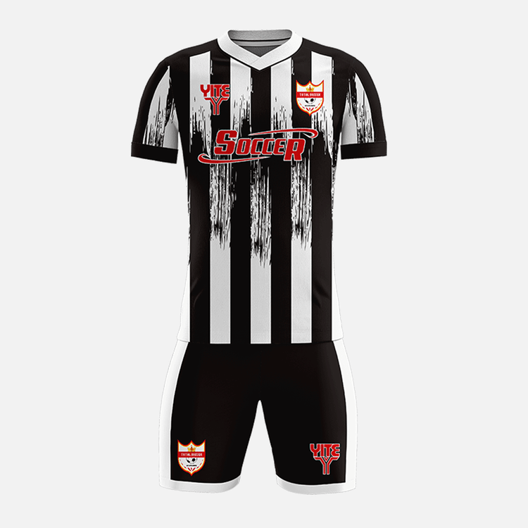 YITE | YTZQ197-Black  And White Soccer Uniforms