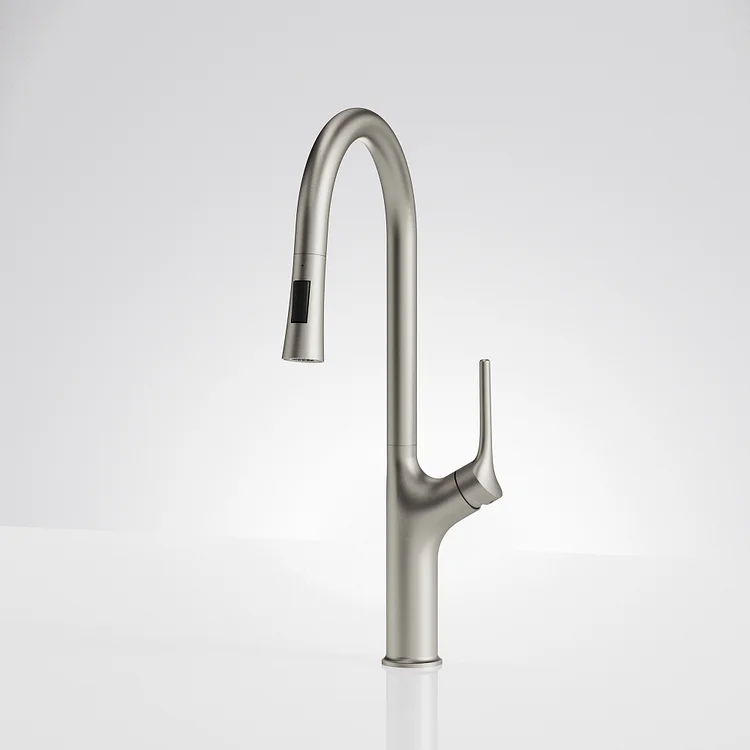 EVERSTEIN Single Handle Pull Down Kitchen Faucet Stainless Steel 