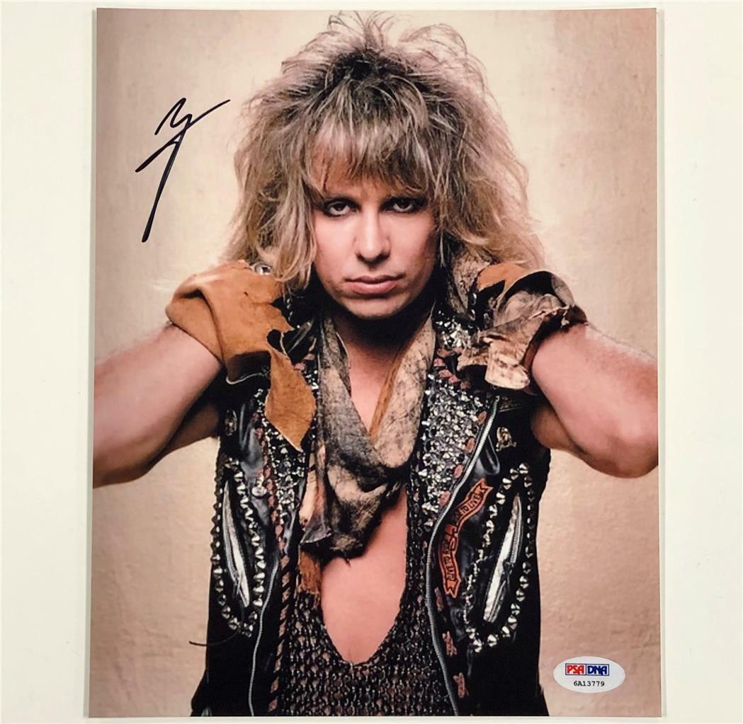 Motley Crue singer Vince Neil autograph signed 8x10 Photo Poster painting #1 ~ PSA Witness COA