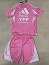Joyfball 2025 Kids Size Argentina National Team pink Football Shirt