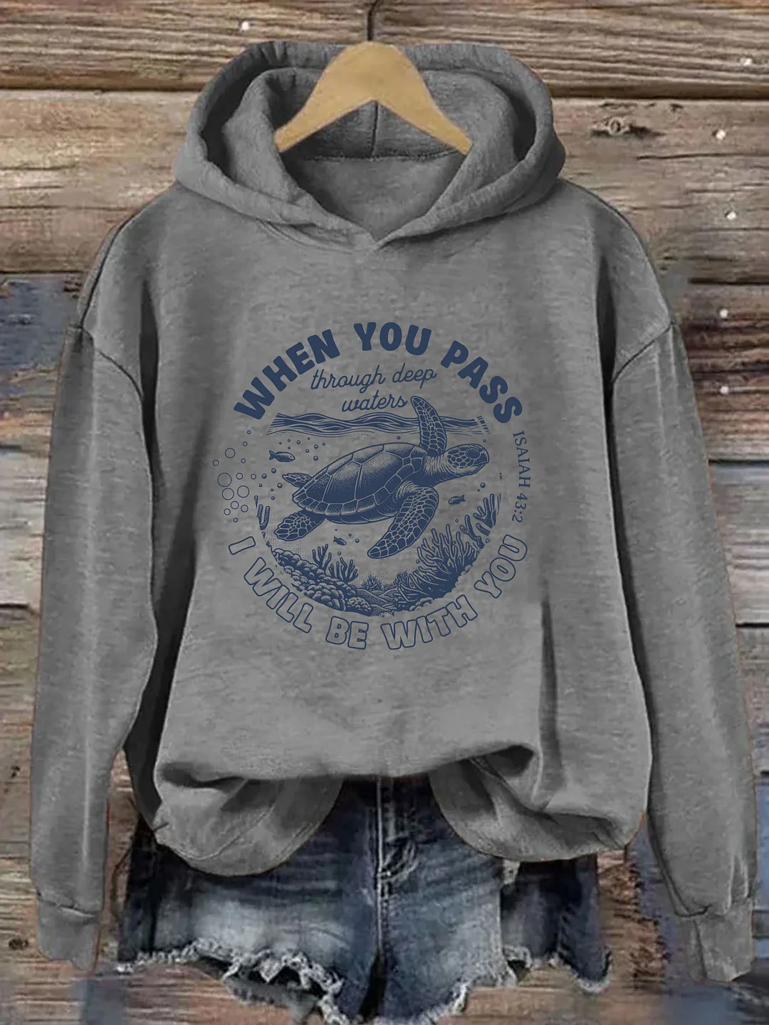 When You Go Through Waters Hoodie