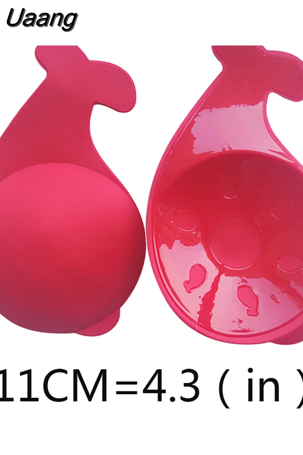Uaang Adhesive Silicone Bra Pads Reusable Women Fish Tail Bh Sticky Bra Strapless Push Up Invisible Bra Sexy Lingerie Rabbit Bras
