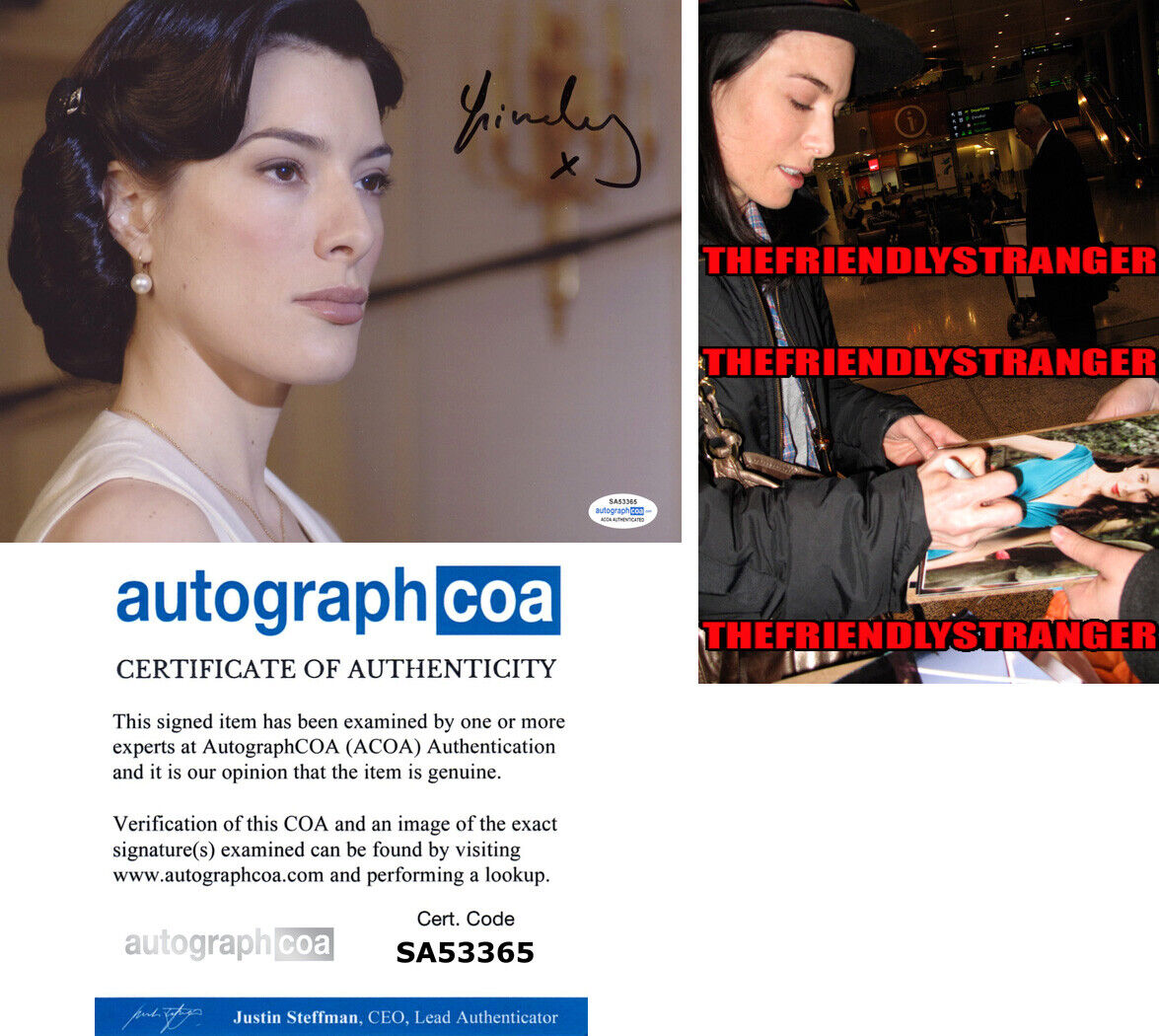 JAIME MURRAY signed Autographed 8X10 Photo Poster painting bb PROOF - Sexy DEXTER Hot ACOA COA