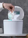 Automatic Smart Trash Bin Removable Garbage Bin for Car Outdoor Accessories