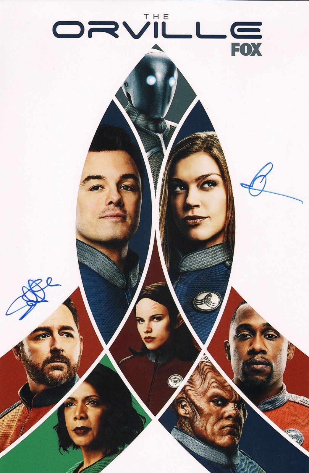 ADRIANNE PALICKI & SCOTT GRIMES Authentic Hand-Signed THE ORVILLE