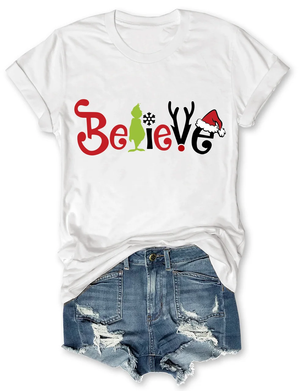 Grinch Believe Christmas T-Shirt