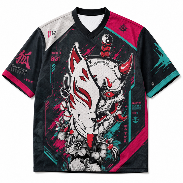 Kitsune Mask Mesh Jersey