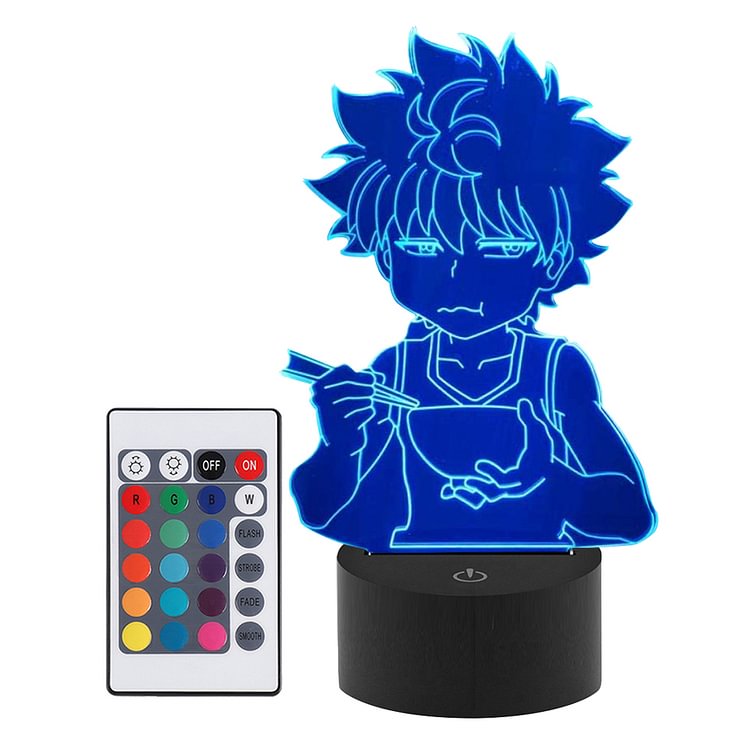 LED Acrylic Anime Figure Colorful Touch Control Bedside-Night Light