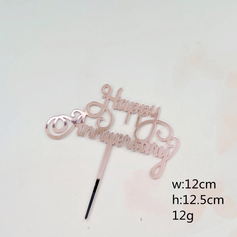 Letter Arylic Party Cake Decorating Supplies