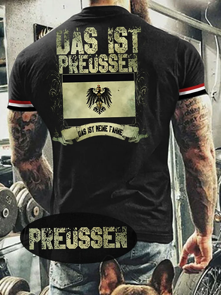 Herren T-Shirt Meine Fahne Preussen