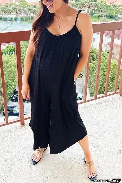 Chill Out Micro Rib Slip Jumpsuit