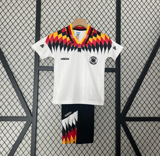 1994 Retro Germany Home Kids Kit Soccer Jersey Thai Quality