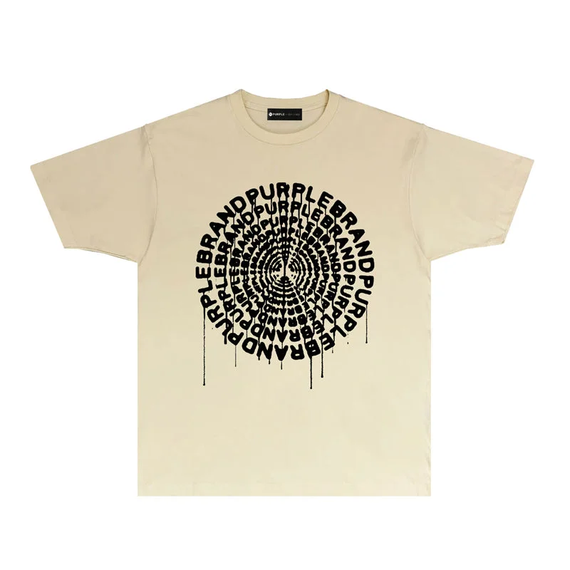 Purple 2023 new fashion T-shirt short sleeves