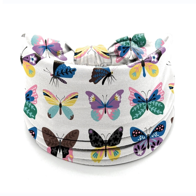 Women’s Hair Band African Print Pattern Wide Edge Elastic Knot Sports Yoga Headband Women’s Headwear Hair Accessories