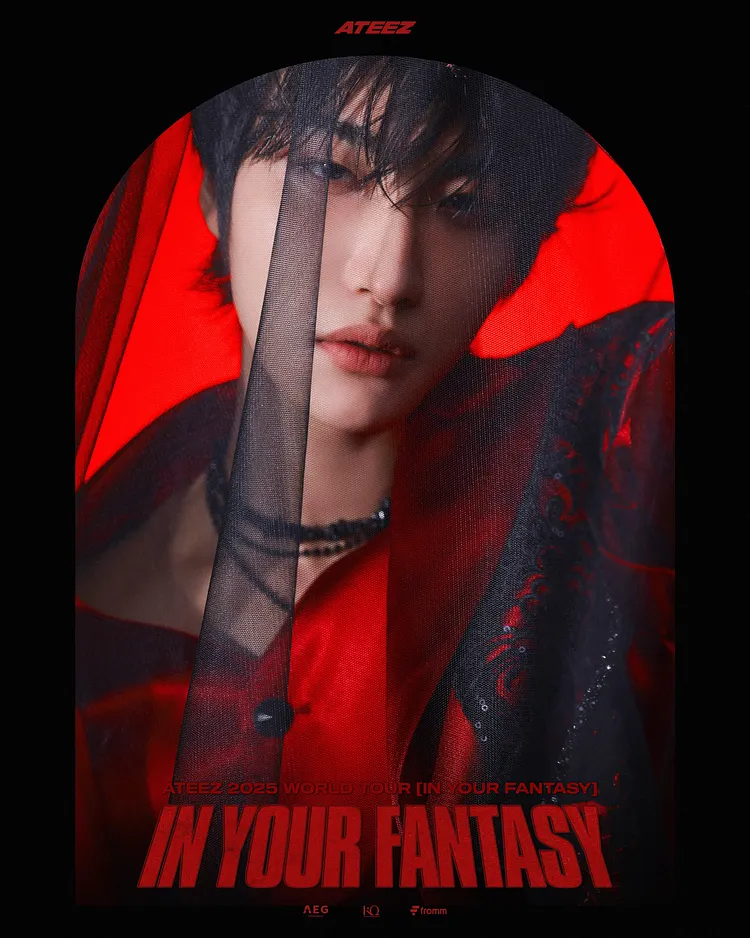ATEEZ IN YOUR FANTASY ツアーポスター 2025 ATEEZ In Your Fantasy World Tour Poster