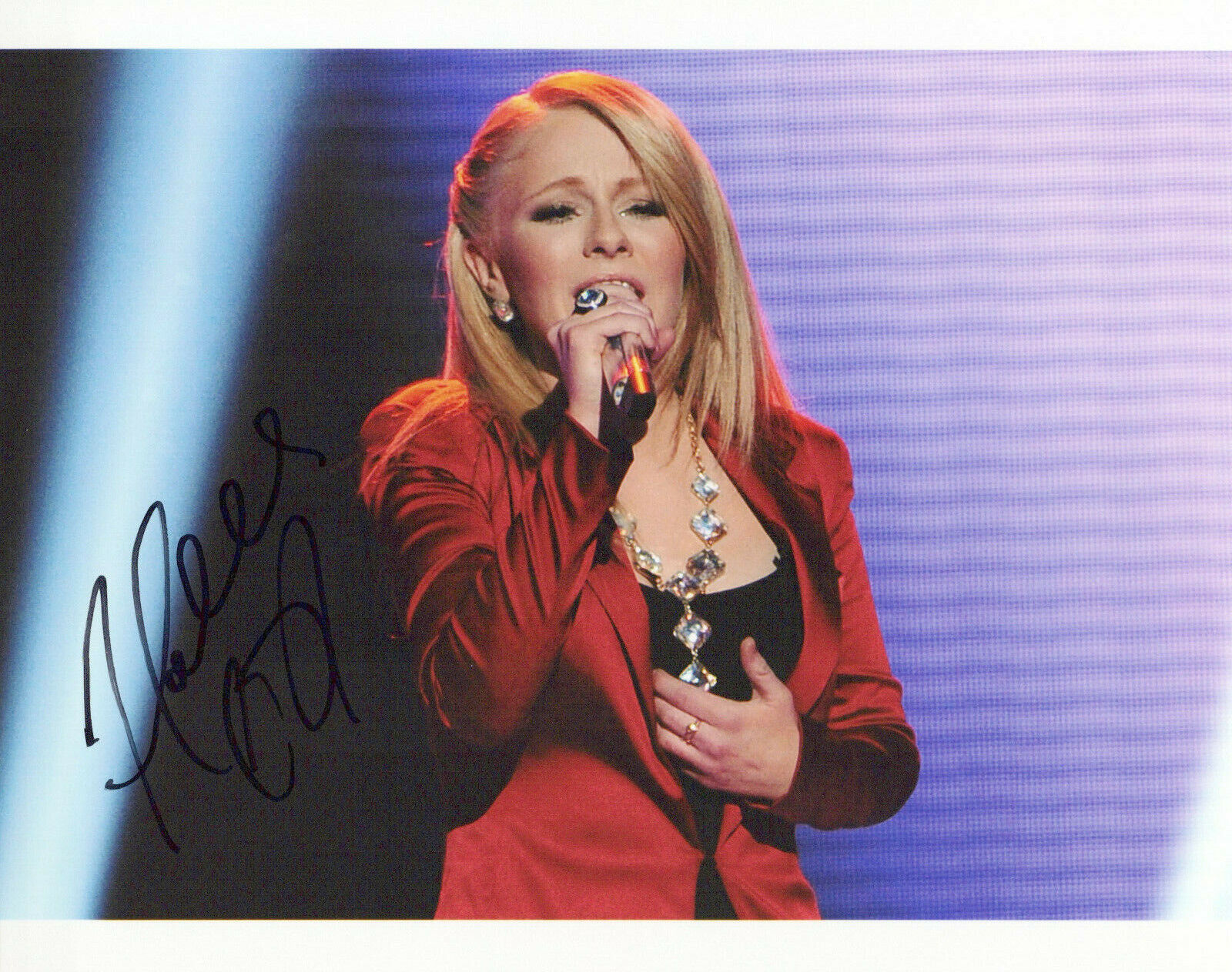 Hollie Cavanagh American Idol autographed Photo Poster painting signed 8X10 #4