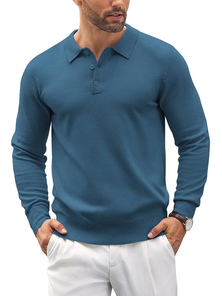 Casual Knit Polo Shirts (US Only) QueenFunky