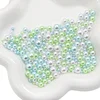 Flashing 3-8mm ABS Nonporous Pearls Colorful DIY Accessories