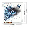 Oeil de l&rsquo;&acirc;me-peinture sp&eacute;ciale diamant partiel-30*30cm