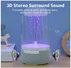 Rechargeable Luminous Colorful Octopus Jellyfish Computer Bluetooth Speaker RGB Atmosphere Rhythm Breathing Light Desktop Ornaments