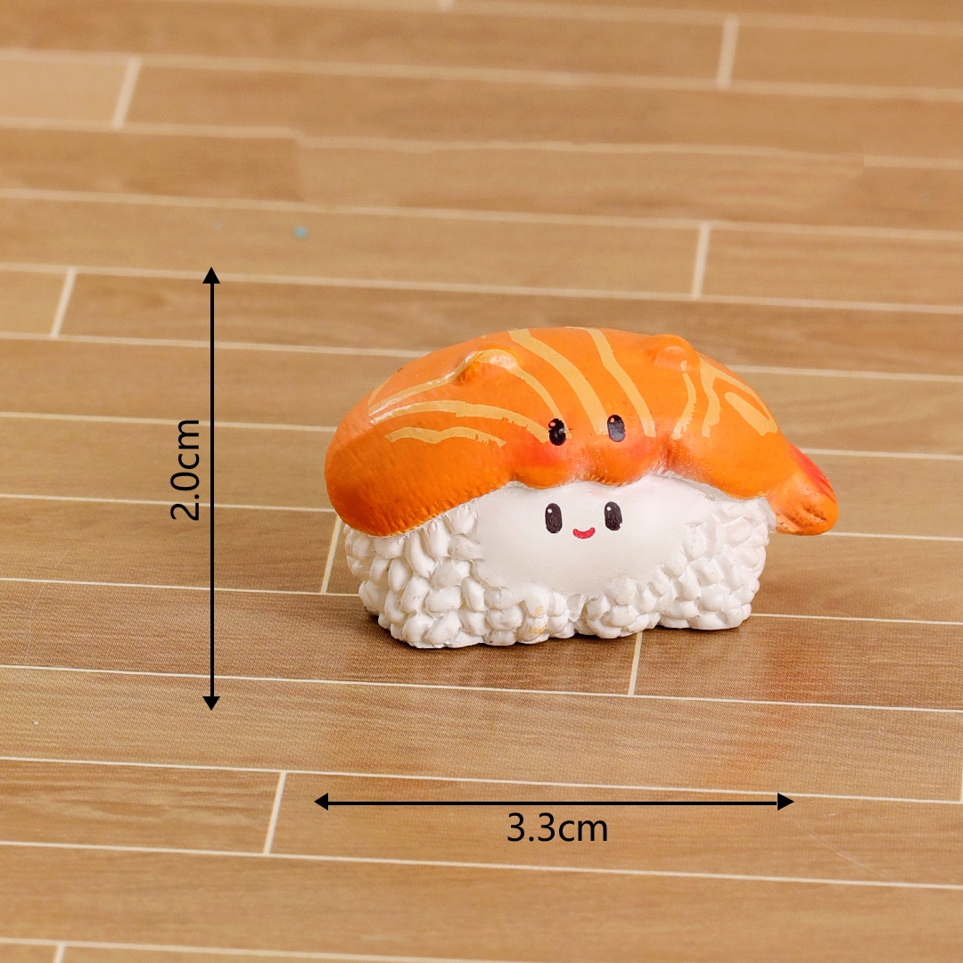 Mini Cat Sushi Resin Charm