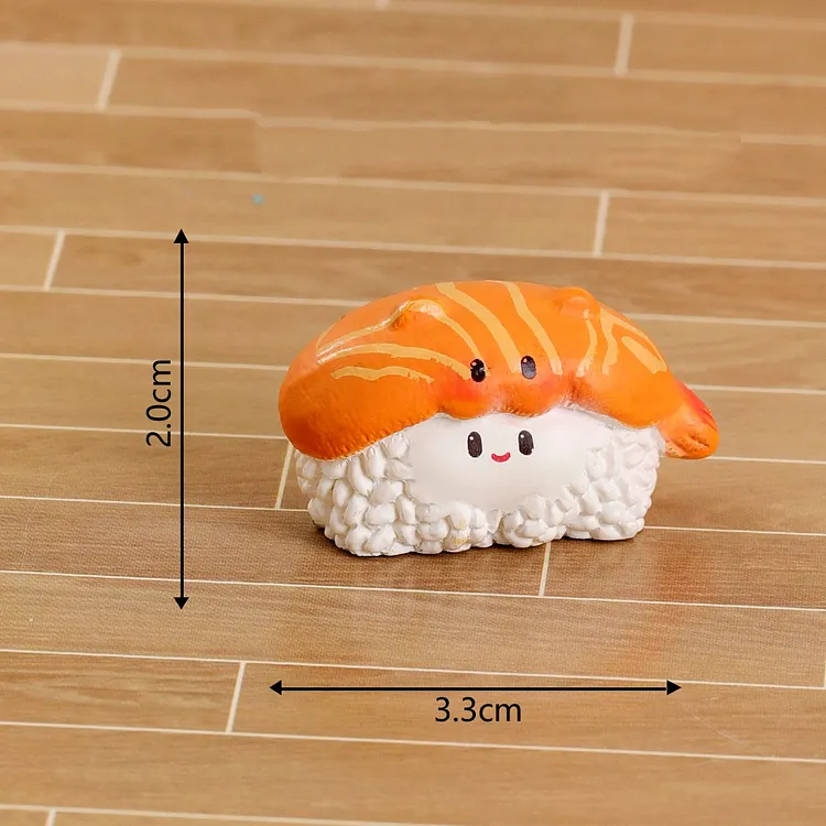 Mini Cat Sushi Resin Charm