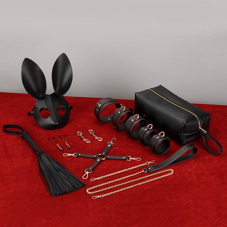 Deluxe Bondage Kit with Drum Bag Rose Toy