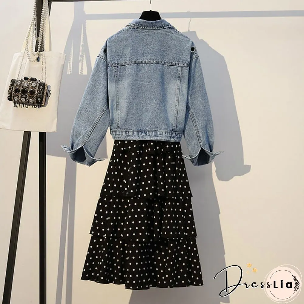 Women Sets Short Style Vintage Retro 4Xl Solid Clothing Polka Dot Sleeveless Pleated