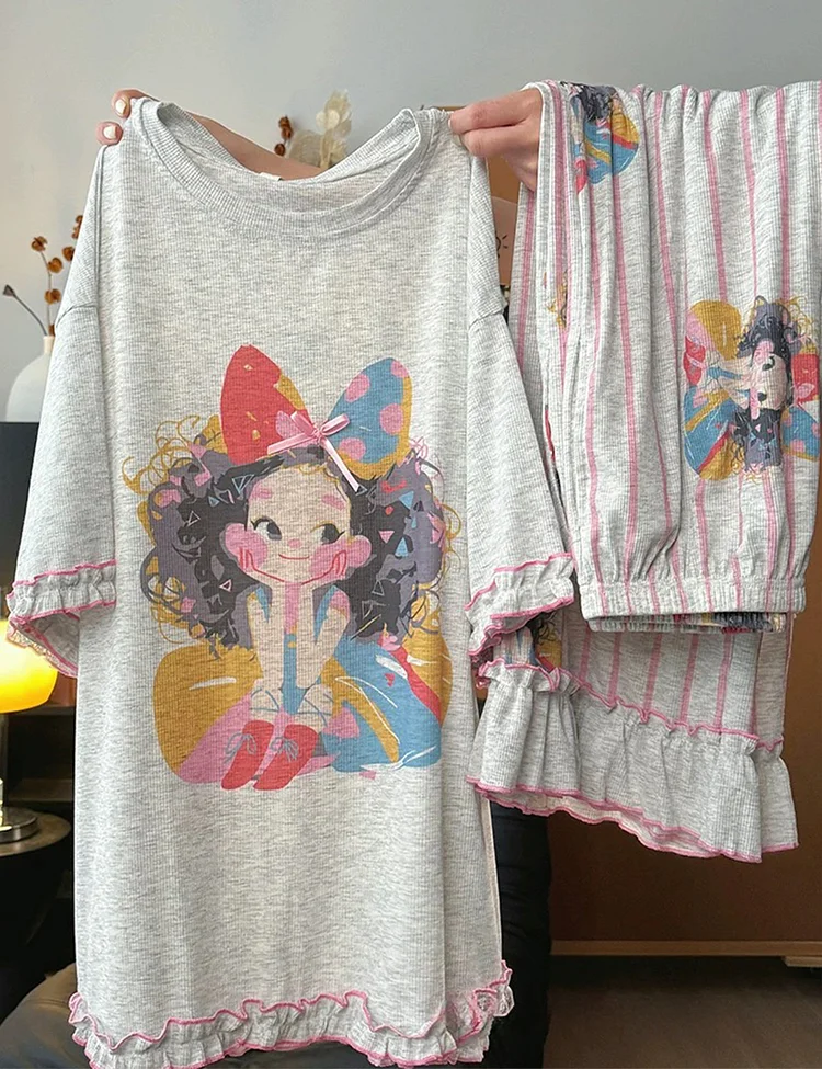 Women's Little Girl Pajama Set
