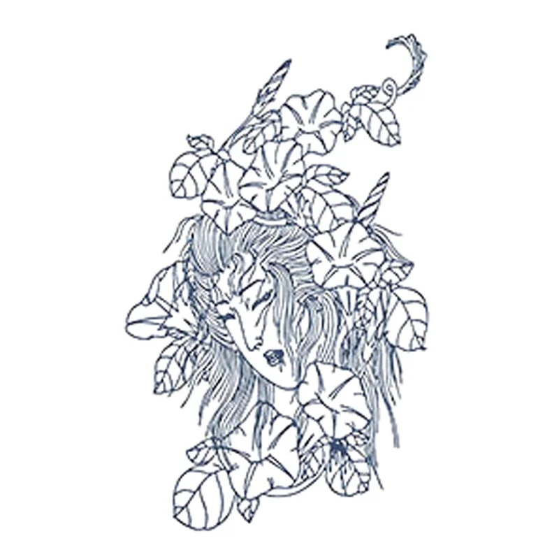 GH101-150 herbal juice tattoo stickers semi-permanent lasting men and women tattoo waterproof sweat plant juice tattoo stickers