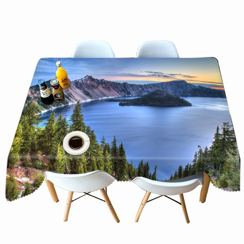 

Natural Scenery - 3D Tablecloth, 140*210cm, 501 Original