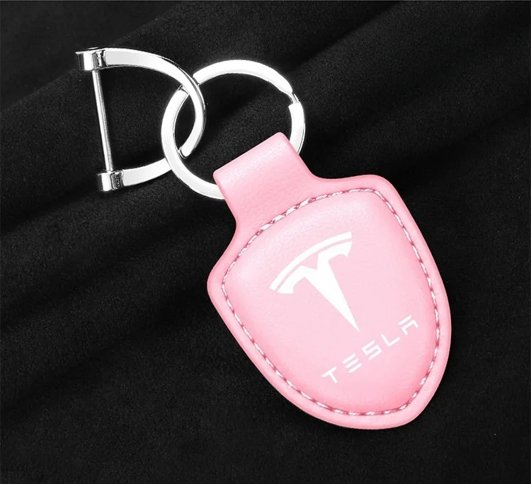 High-end genuine leather car key pendant with car LOGO