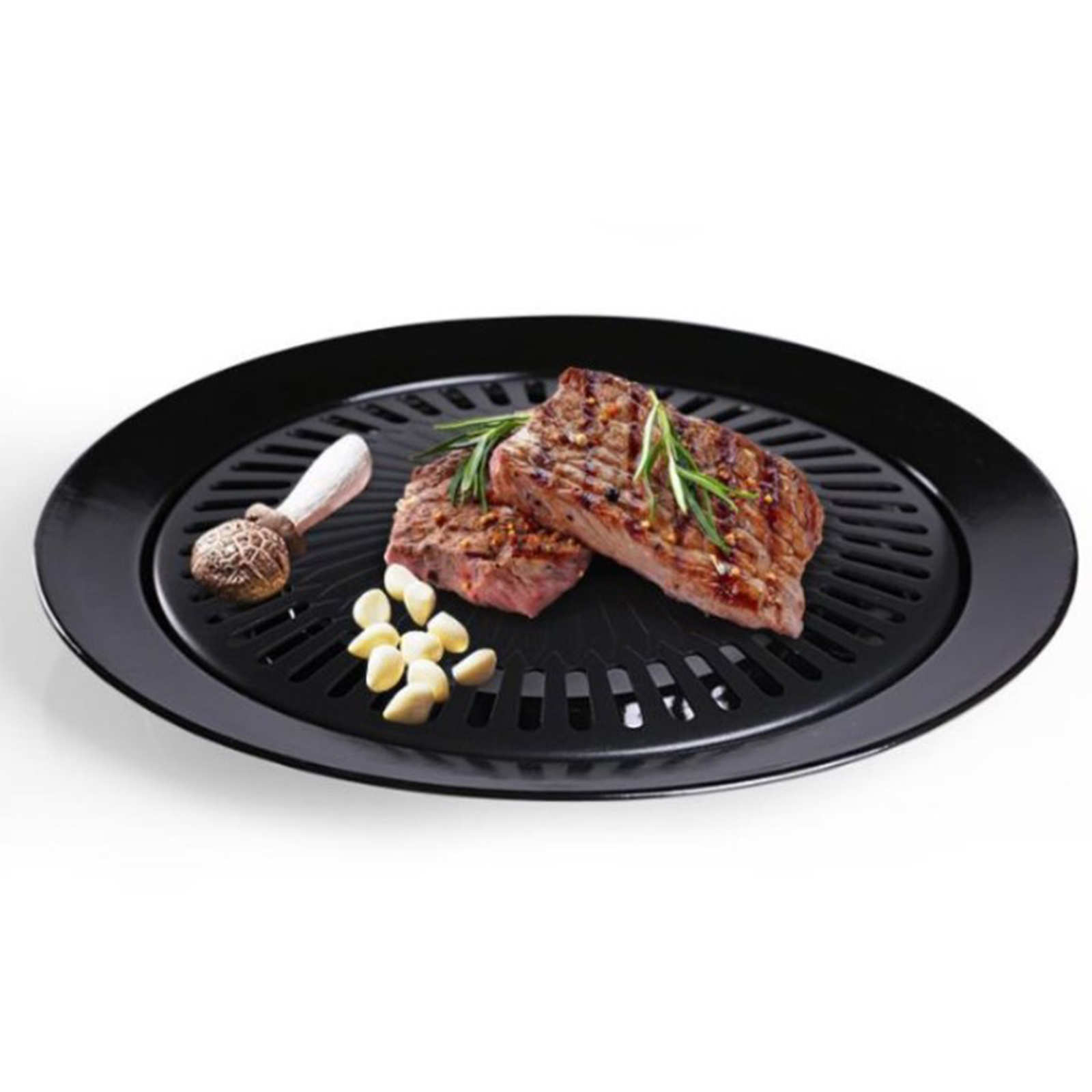 

Master Grill Pan - Non-Stick Grilling Barbecue Smokeless Korean BBQ Plate, 501 Original