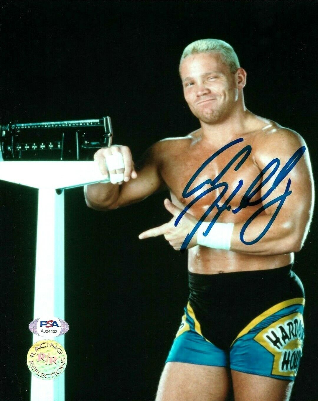 WWE CRASH HOLLY HAND SIGNED AUTOGRAPHED 8X10 Photo Poster painting WITH PSA/DNA COA R/R RARE