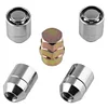 4 Locking Nuts 1 Key Easy Installation Tire Wheel Lock Anti-Theft Screw Lug Nuts