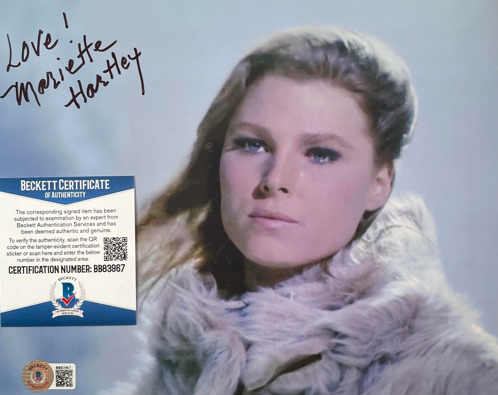 Mariette Hartley Star Trek Original Signed 8X10 Photo Poster painting w/Beckett COA #2