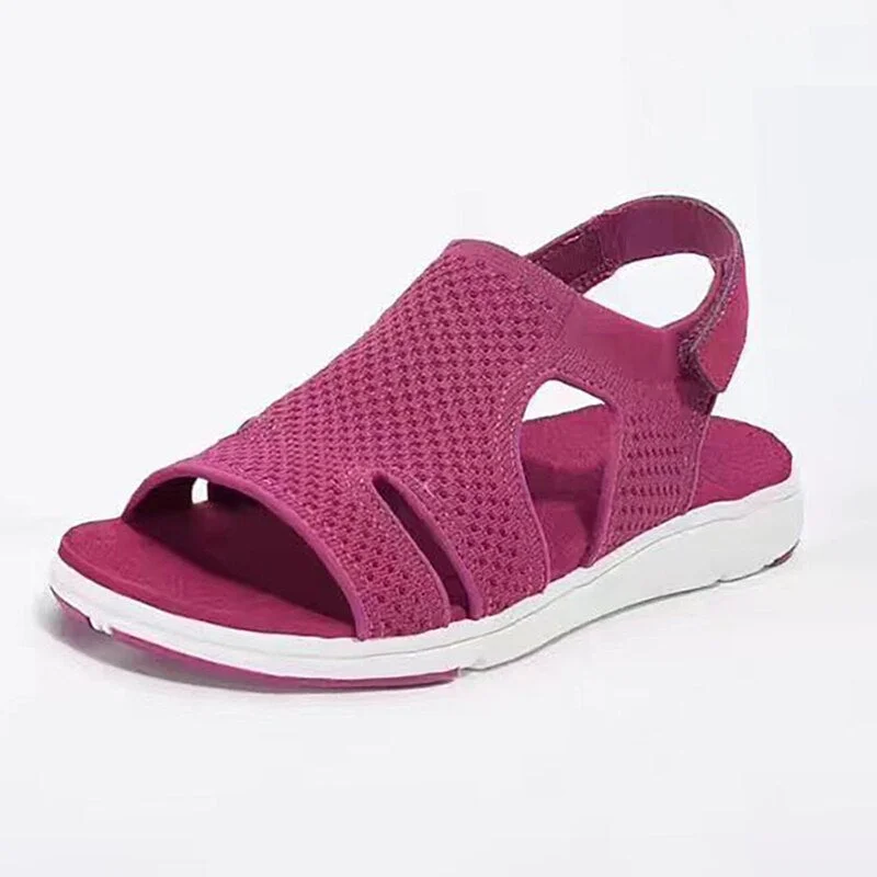 2021 Women Sandals Soft Stitching Ladies Sandals Comfortable Flat Sandals Women Open Toe Beach Shoes Woman Footwear Plus Size