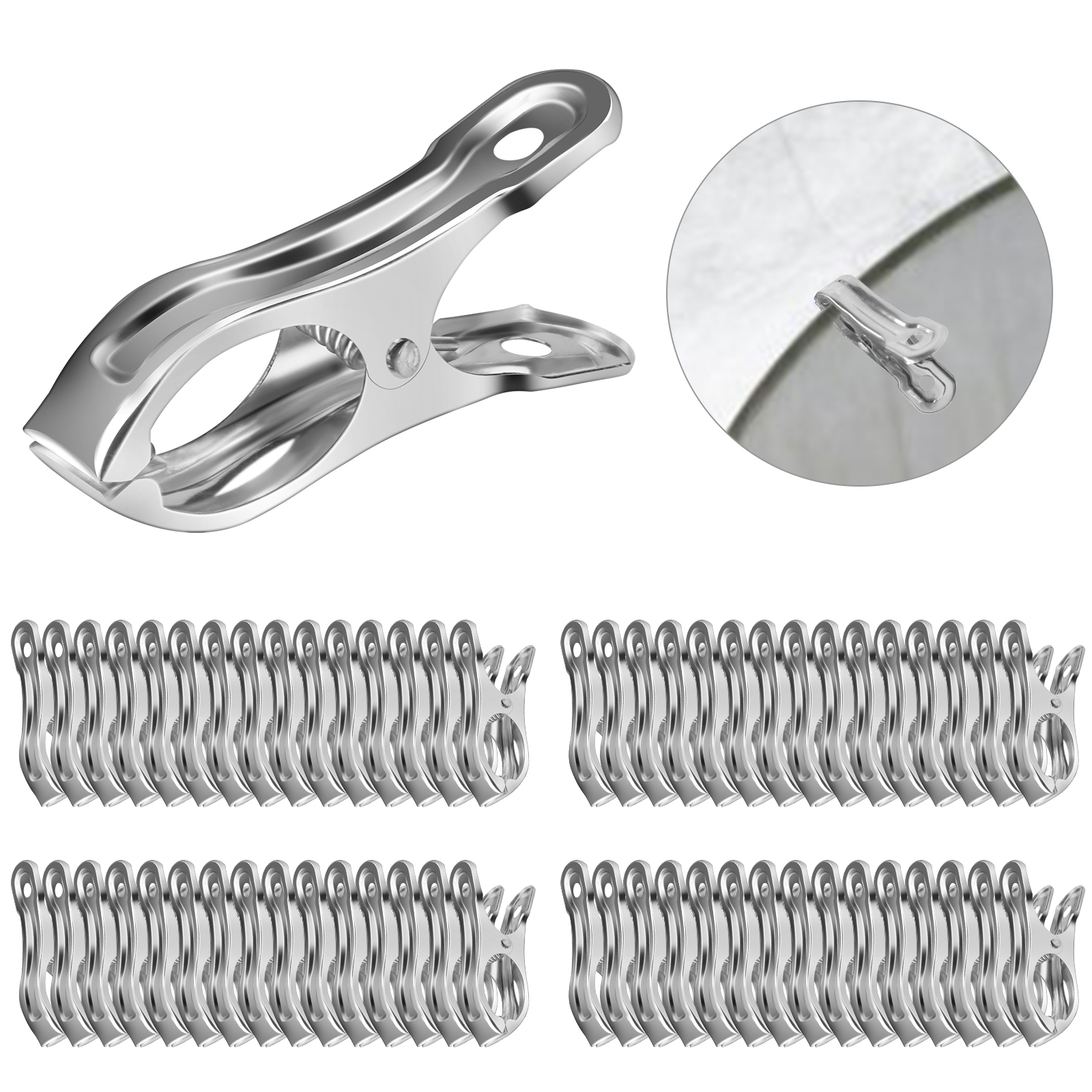 

Garden Clips Greenhouse Clamps Made of Stainless Steel, 501 Original