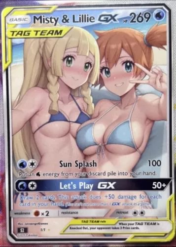 pokemon cards nsfw Charizard EX 125/197 Waifu Furry Foil Proxy WaifusProxy nsfw trading cards