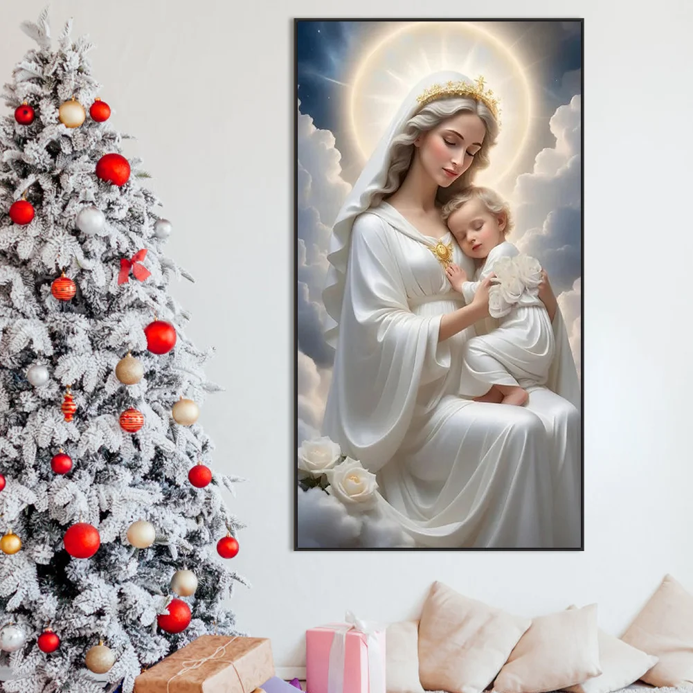 Diamond Painting - Full Round Drill - Angel Virgin(Canvas|40*70cm)