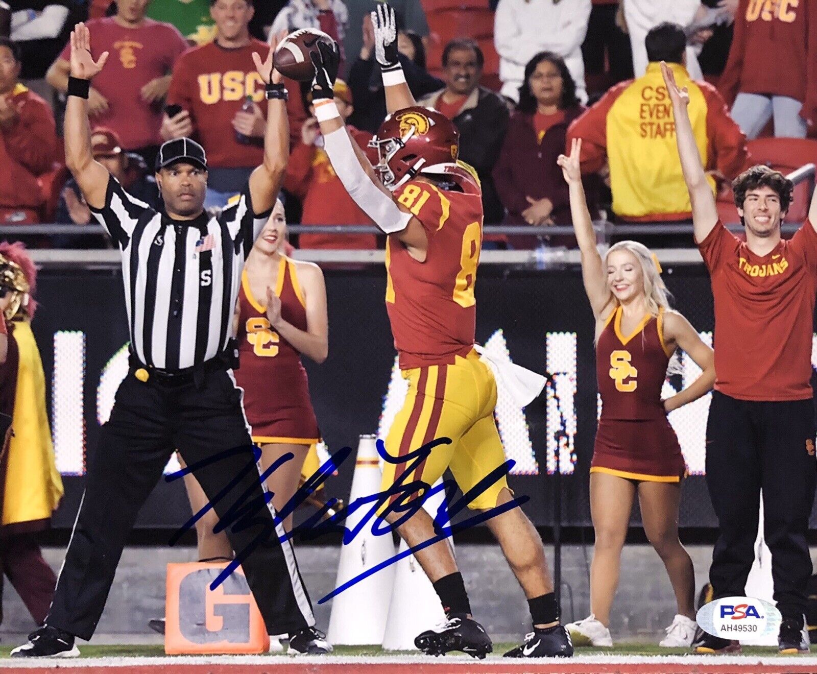 Kyle Ford Signed Autographed USC Trojans 8x10 Photo Poster painting Psa/Dna