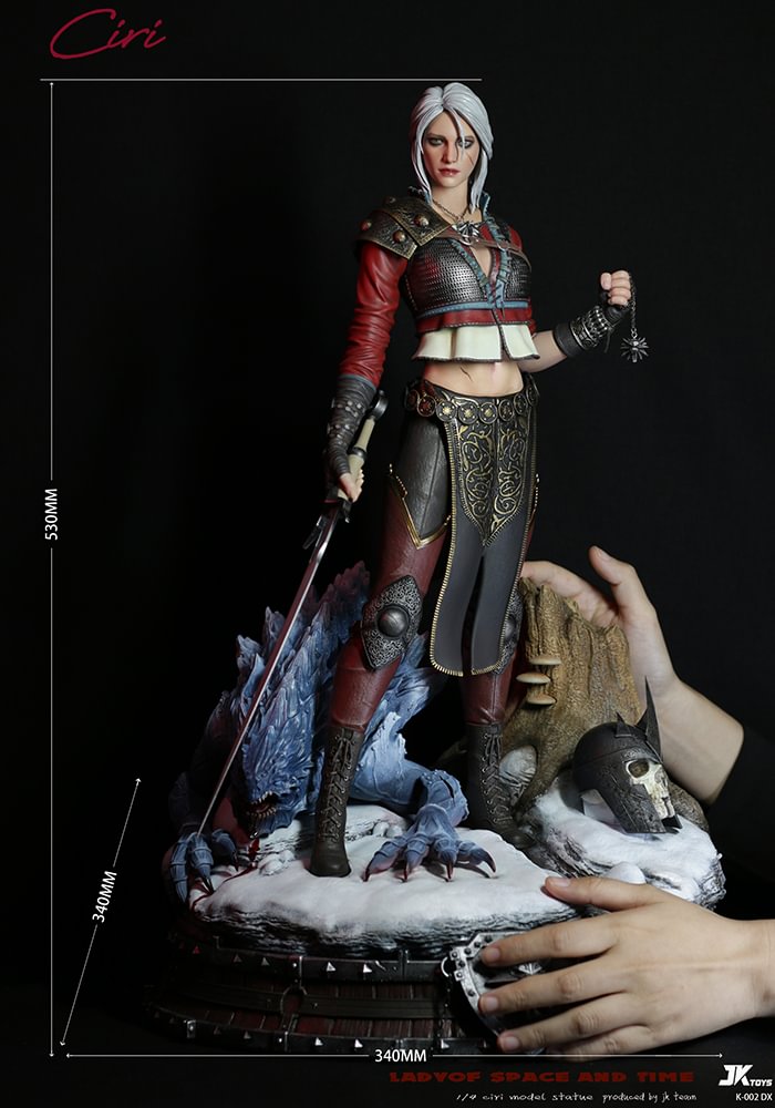 1/4 Scale Ciri - Original Design Resin Statue - JK Toys Studios [Pre-Order]-shopify