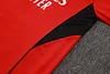 Joyfball 2025/2026 Kids Size Arsenal Half-Pull Training Suit Red Football Shirt 1:1 Thai Quality