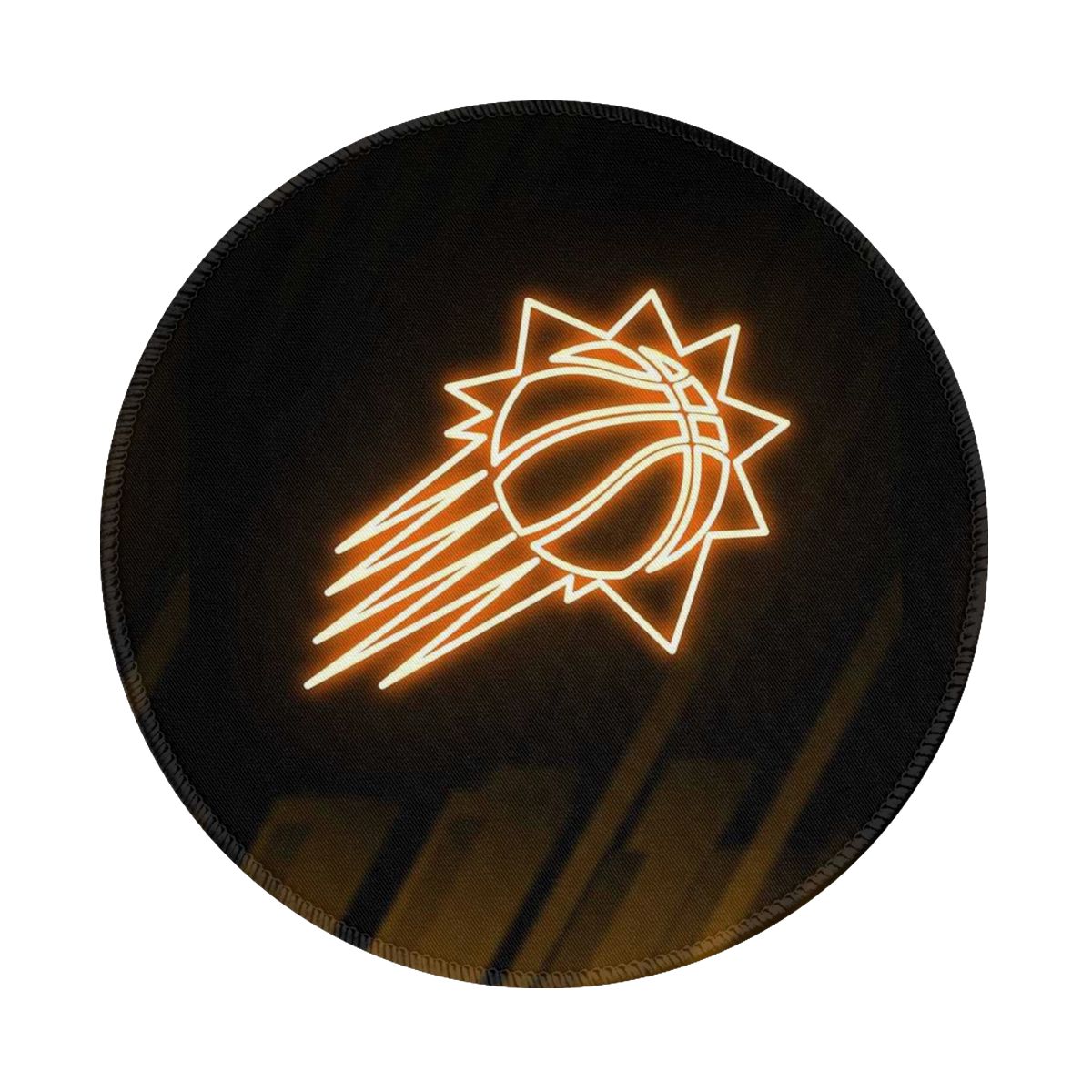 Phoenix Suns Special Round Non-Slip Thick Rubber Modern Gaming Mousepad