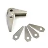 18Pcs Grass Cutter Blade Anti-rust for Bosch Indego 800 1000 1200 (Silver)