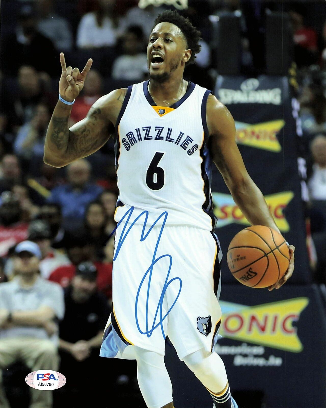 Mario Chalmers signed 8x10 Photo Poster painting PSA/DNA Memphis Grizzlies Autographed